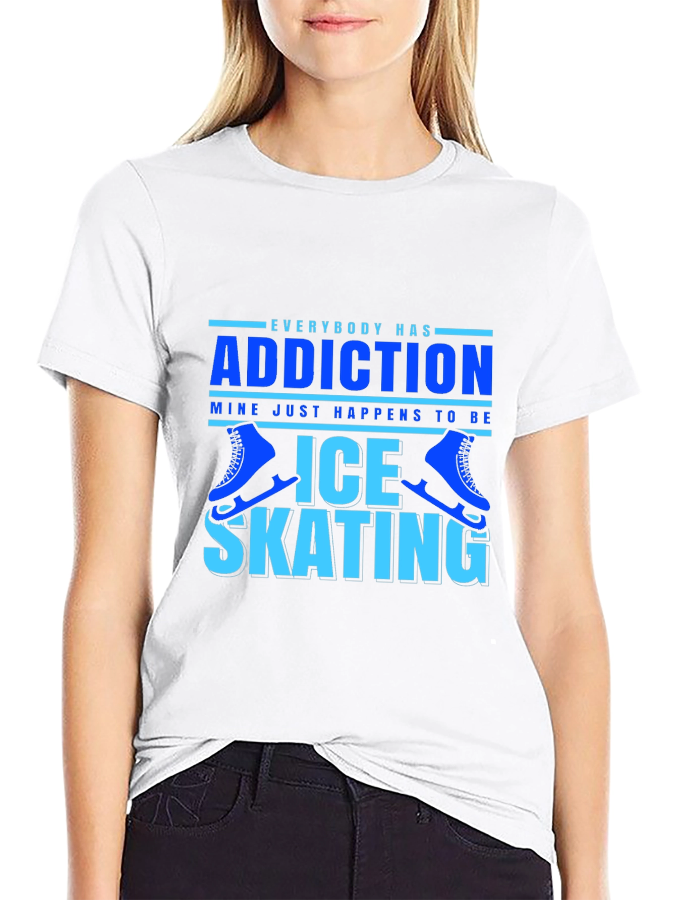 Ice Skating Addiction T-Shirt