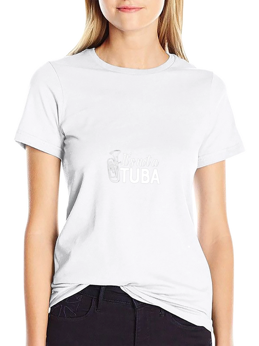 Its Not a Tuba Black T-Shirt - Band Humor