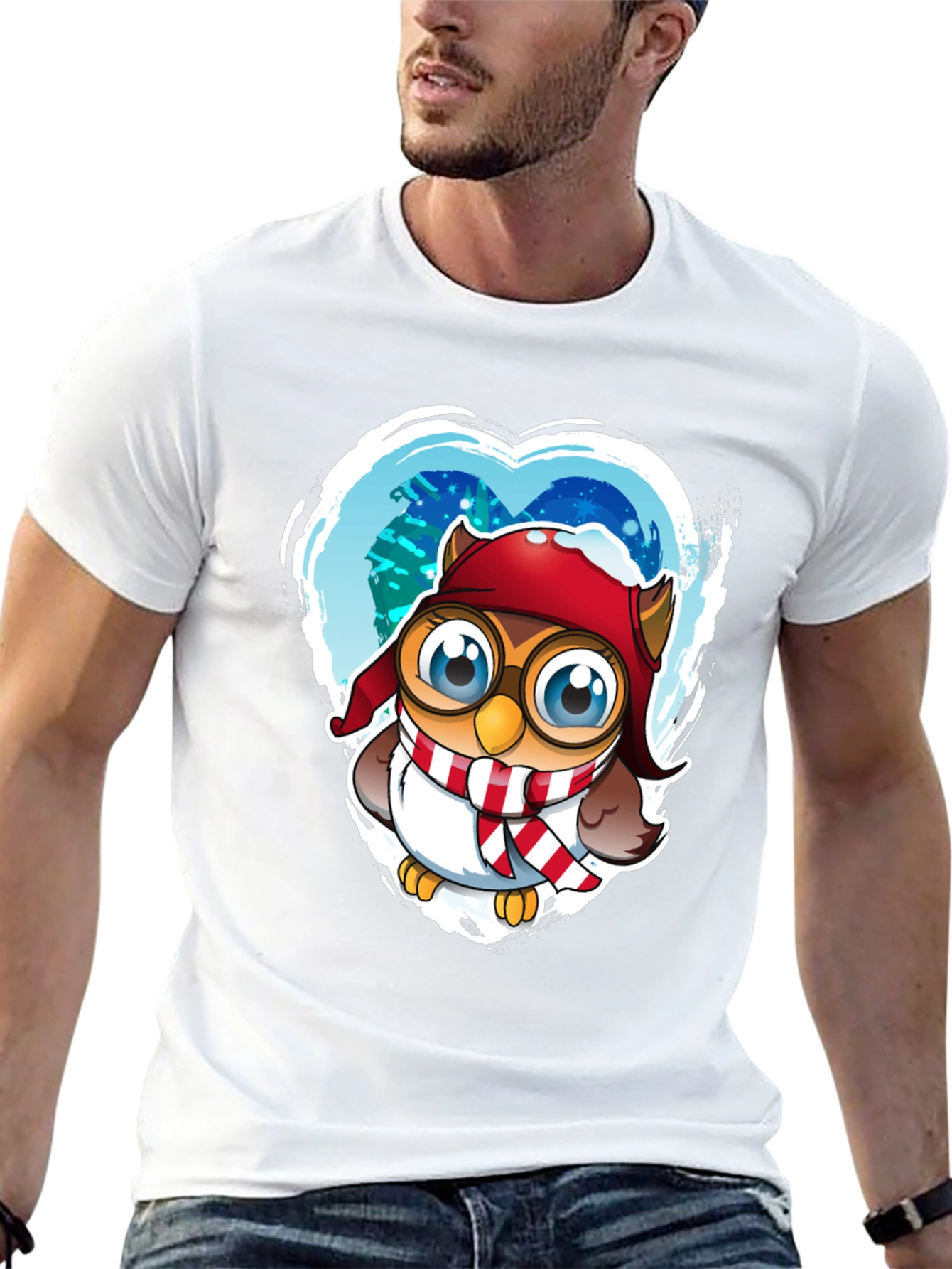 Cute Winter Owl T-Shirt