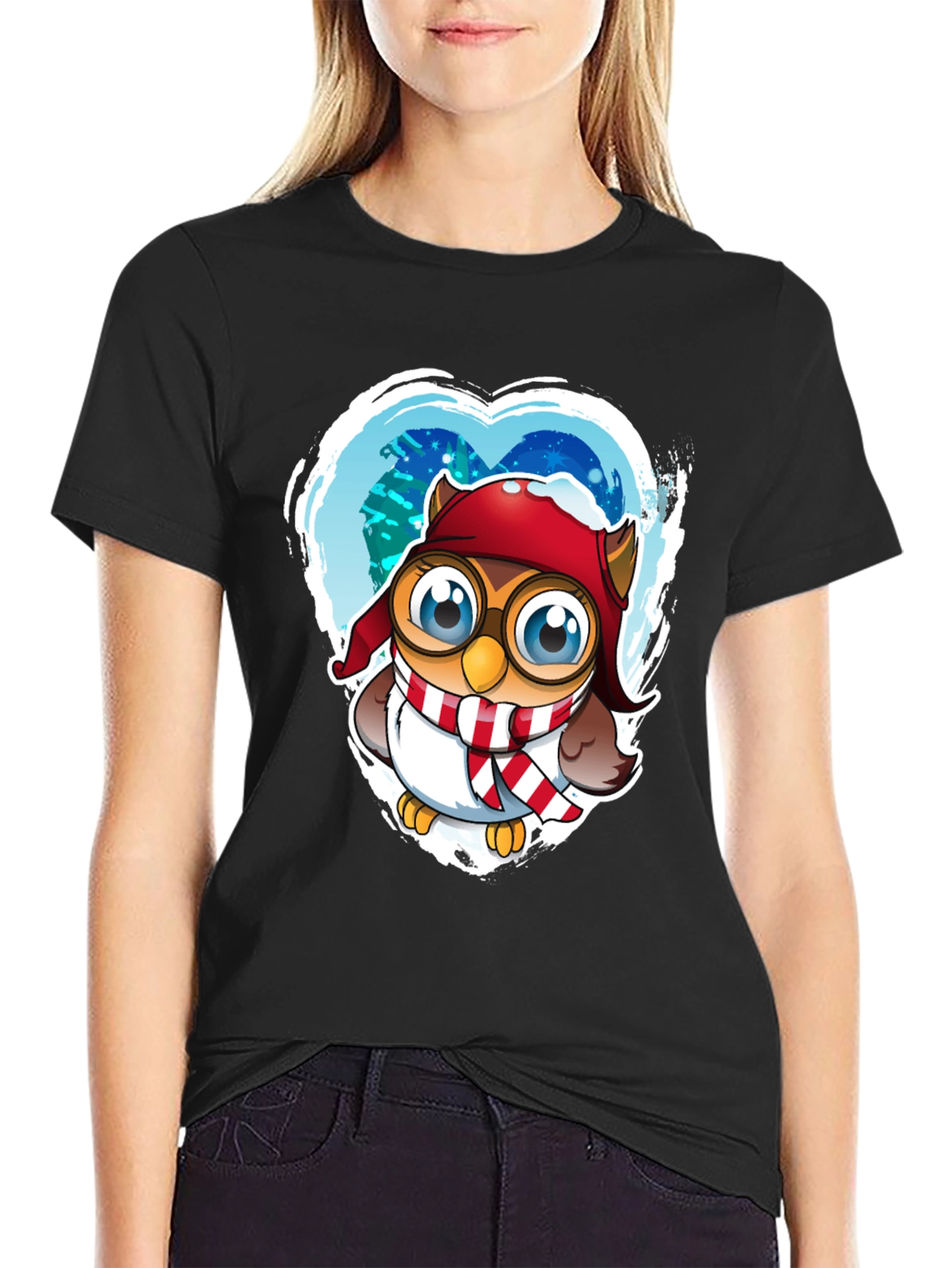 Cute Winter Owl T-Shirt