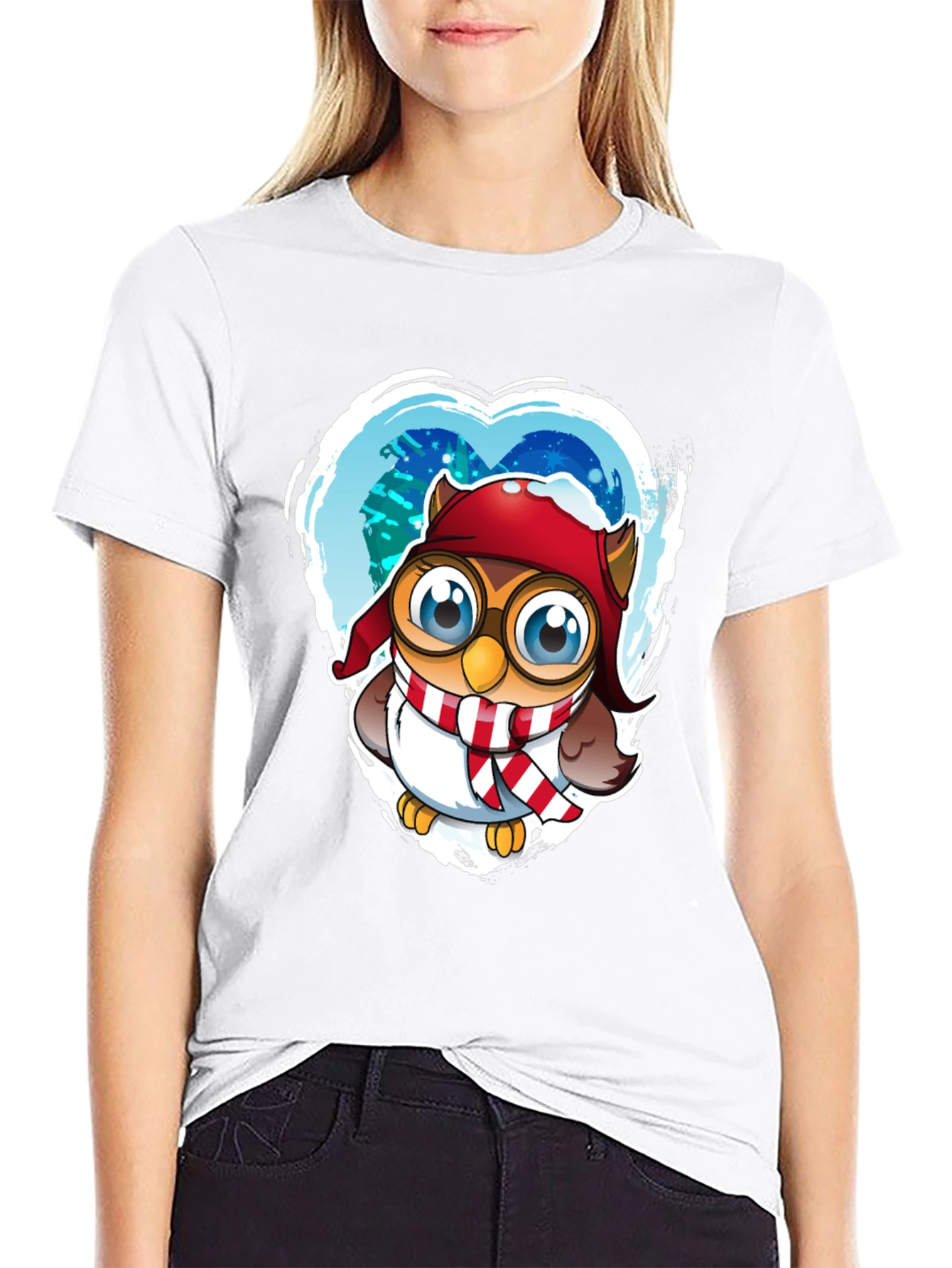 Cute Winter Owl T-Shirt