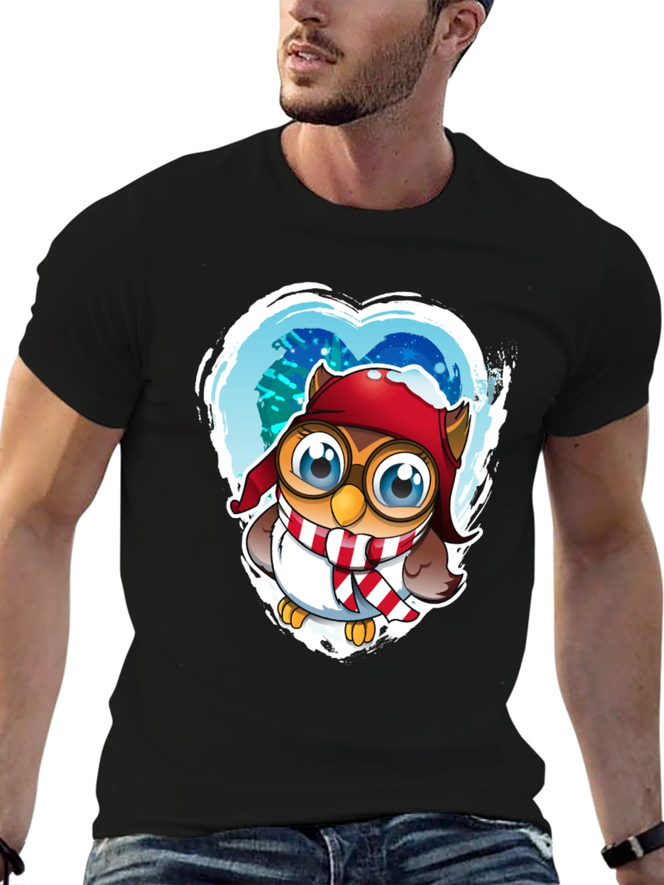 Cute Winter Owl T-Shirt